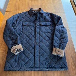 Banana Republic Men's Navy Quilted Jacket